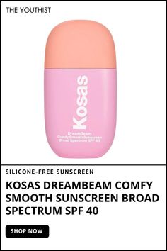 Kosas' DreamBeam Comfy Smooth Sunscreen Broad Spectrum SPF 40 combines skincare and makeup prep in one. Packed with ceramides and peptides, this mineral sunscreen moisturizes, smooths, and brightens skin, creating an ideal base for makeup. With 21.7% non-nano zinc oxide, it offers water-resistant, hypoallergenic protection while the peachy-pink hue neutralizes the natural color of zinc oxide. Suitable for all skin types, it visibly improves skin texture and defends against aging.



#Kosas #SunscreenSPF40 #SunProtection
#CleanBeauty #EcoFriendlySkincare
#CrueltyFree #VeganSkincare
#SkinCareRoutine #HealthySkin #SummerSkincare #EverydaySPF
#BeautyEssentials Kosas Dreambeam, Makeup Prep, Improve Skin Texture, Broad Spectrum Sunscreen