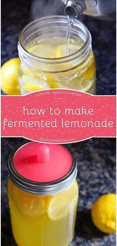 how to make fermented lemonade