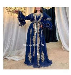 Big Sale !! Offer For Germany Customers, BUY 5, GET 1 FREE (add 6 to cart) Party Wear Abaya, Arabic Party, Hijab Stile, Blue Dart, Moroccan Kaftan, Moroccan Dress, African Traditional Dresses, Party Kleidung, Arab Fashion