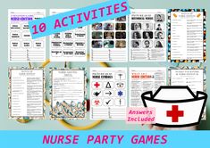 nurse party games and activities for kids