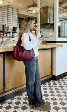 outfit inspo aesthetic #aesthetic #outfits #stockholm #blonde #scandinavian #coquette #suggestions #suggested Cozy Picnic Outfit, Autumn London Fashion, Dream Bag Aesthetic, Going Out Outfit Cold Weather, London Outfits Autumn, Outfit Ideas Salon, Style My Closet, Orange Accent Outfit, Red Hobo Bag Outfit