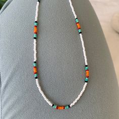 Beachy beaded colourful choker/ necklace | Etsy Hawaiian Beaded Necklace, Necklaces Homemade Ideas, Seas Bead Necklace, Beachy Jewelry Bead, Sea Beads Necklace, Beachy Seed Bead Necklace, Beachy Chokers, Handmade Necklaces Beads Ideas, Beachy Necklaces Beads