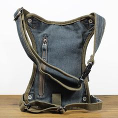 Overview:Design: Mens Denim Thigh Bag Fanny Pack for Men Drop Leg Bag Blue Denim Bum Bag Waist BagsIn Stock: 4-5 days For MakingInclude: A Waist BagCustom: NoLeather: DenimMeasures: 21cm x 13cm x 8cmWeight: 0.38kgSlots: 1 zip slot, 2 main slotsAccessories(option): NoneStyle: Mens Denim Thigh Bag Fanny Pack for Men Drop Leg Bag Blue Denim Bum Bag Waist BagsVery durable (At least 5 Years) and it should last a life time Description: Experience the epitome of style and functionality with our Denim C Diy Waist Bag, Mens Waist Bag, Thigh Bag, Overview Design, Hipster Bag, Fanny Bag, Denim Purse, Leg Bag, Denim Chic