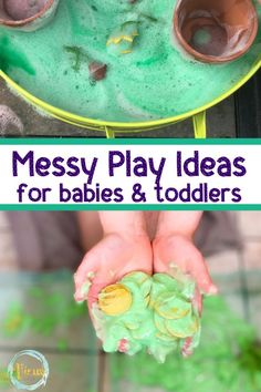 messy play ideas for babies and toddlers