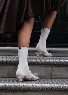 Uniform Socks Elevated Basics, Tube Socks, Sustainable Materials, Preppy Style, Soft Knits, Medium Weight, Miu Miu, Final Sale, Prada