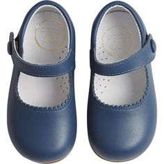 Leather Mary Jane Baby Shoes, French Blue - Pepa London Shoes & Booties | Maisonette Baby Clothes Size Chart, Mary Jane Shoe, Baby Clothes Sizes, Leather Baby Shoes, London Shoes, Leather Baby, Leather Mary Janes, French Blue, Boy Shoes