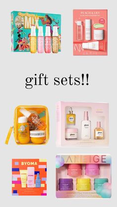 Sephora Gift Sets 2023, Skin Care Gift Ideas, Sephora Sets, Ulta Gift Sets, Sephora Gift Sets, Skincare Sets, Shuffles Preppy, Preppy Skincare, Wishlist Ideas