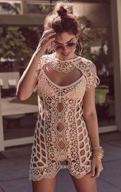 Mode Crochet, Crochet Swimwear, Swimsuit Collection, Mode Boho, Crochet Cover Up, For Love And Lemons, Crochet Fashion, Crochet Dress, Festival Fashion