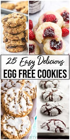 25 easy and delicious egg free cookies that are perfect for breakfast or brunch