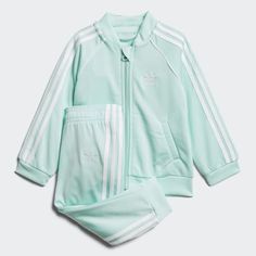 Suit Green, Adidas Tracksuit, Tricot Fabric, Adidas Kids, Adidas Fashion, Adidas Outfit, Track Suit, Kids Outfits Girls, Stylish Kids