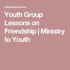 the words youth group lessons on wisdom / ministry to youth are in white letters, against a pink background