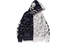 A BATHING APE BAPE x Neighborhood Camo Shark Full Zip 1E73-115-941 Shark Head, Mens Designer Hoodies, Bape Shark, Bape Hoodie, Shark Hoodie, Halloween Accessories Hair, Camouflage Jacket, Leather Pants Women, Hooded Sweatshirt Men