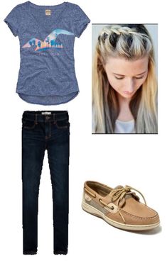 Simple Hollister outfit except with sandals Sperry Outfit, College Outfits Summer Casual, College Outfits Women, Spring Outfits For School, College Outfits Spring, College Outfits Winter, College Outfits Summer