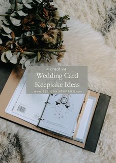 a wedding card keepsake ideas