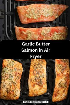 garlic butter salmon in air fryer