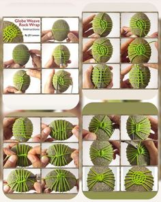 the steps to make a green leaf sculpture