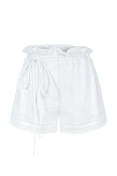 Final Sale - NO RETURN The June Short White is a true vacation choice. This effortless beach short is made from %100 cotton in a loose and breezy pajama-style shape. Luxe, soft fibers and a snug, customizable fit are ideal for wearing on the brunch or during lazy days on the beach. - 100% Turkish cotton- Side pockets- Drawstring waistband; elasticated frilled waist- Inner lining Laptop Tote Bag, Vegan Leather Bag, Skirt Jumpsuit, Lazy Days, Resort Collection, Swim Accessories, Beach Shorts, Woven Bag