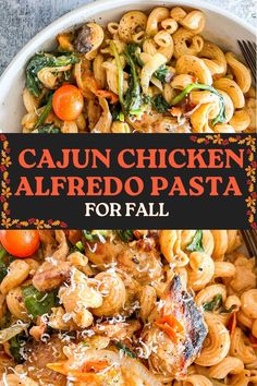 Easy Cajun Chicken Alfredo Pasta recipe Easy Cajun Chicken Alfredo, Cajun Chicken Alfredo Pasta, Easy Cajun Chicken, Fall Pasta Dishes, Dairy Free Alfredo Sauce, Fall Pasta, Cajun Chicken Alfredo, Easy Cajun, Creamy Alfredo Sauce