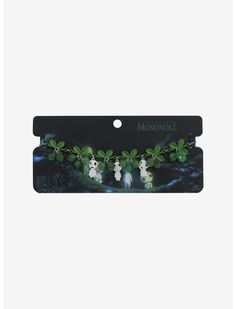 Studio Ghibli Princess Mononoke Kodama Choker | Hot Topic Princess Mononoke Kodama, Studio Ghibli Princess Mononoke, Ghibli Princess Mononoke, Ghibli Jewelry, Location Icon, Princess Mononoke, Spend Money, Detailed Jewelry, Anime Gifts