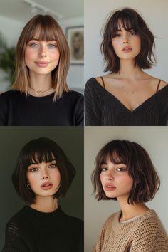 Short and Sweet: Easy Morning Hairstyles Easy Morning Hairstyles, Modern Short Hairstyles, Short Hair Trends, Cut Her Hair, Short Hair Color, Hair Color And Cut, Trending Haircuts, Haircuts For Women, Short Hair With Bangs