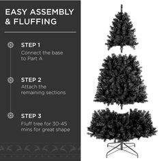 the instructions for how to decorate a christmas tree