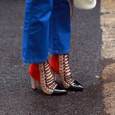 The Stylish Streets of New York Fashion Week - The New York Times Stilts, Style Blogger, New York Street, Shoe Show, Cool Boots, Dream Shoes