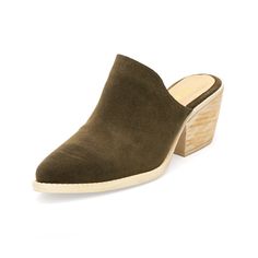 The Tahoe Mule is the ultimate blend of effortless style and luxurious comfort. Crafted from vegan suede and featuring a plush memory foam insole, this slip-on mule is designed for all-day wear. With its timeless look and versatile appeal, the Tahoe is your go-to shoe for any occasion, offering a refined finish to both casual and elevated looks. Slide in and experience style that’s as comfortable as it is chic! Fit: If you are a half size, please size up as it runs slightly little narrow Made in Fall Suede Clogs With Cushioned Footbed, Suede Mules With Pointed Toe And Leather Sole, Suede Mules With Leather Sole And Pointed Toe, Fall Leather Mules With Suede Lining, Comfortable Suede Clogs For Fall, Suede Closed Toe Slippers For Fall, Pointed Toe Suede Mules With Leather Sole, Casual Mules With Textured Sole And Pointed Toe, Fall Suede Mules With Round Toe