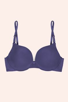 Hey bombshell, this is our most extreme push-up bra. Our Add 2 Cup Sizes Push-Up Bra is designed with molded push-up padding to add two full cup sizes instantly! Double bump technology lifts you upward and inward adding volume and cleavage to your silhouette. This bra sculpts and highlights your new-found cleavage with its sexy plunge neckline, perfect under your favorite low-cut tops. Maximum cleavage Underwire support Hook and eye back closure Center gore bow and jewel detail (not included on Demi Bras, Unlined Bra, Cup Sizes, Plunge Neckline, Plus Size Bra, Swim Skirt, Perfect Style, Plus Size Swimwear, Bra Styles