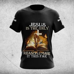 Black Shirts, Jesus Shirts, Jesus Is, I Made It, Black T Shirt, Made It, Black Tshirt, High Definition, Black Shirt