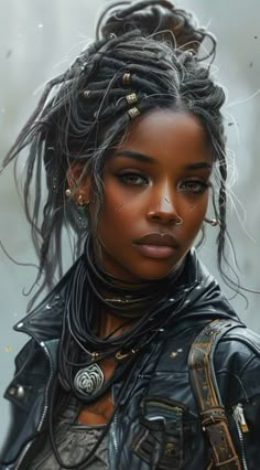 Faux Locks, Jenna Fischer, Black Comics, Girl Artist, Dread Hairstyles, Black Art Pictures, Beautiful Dark Art, Magic Art, Girls Rock