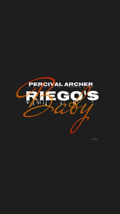 an orange and black logo with the words pepichal archer, rigo's daddy