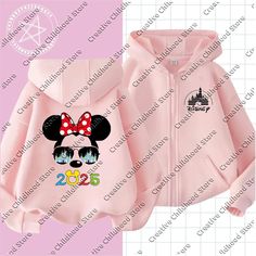 Fashion Disneyland Trip Vacation Clothes Caricature zipper Hoodie Children Top Cartoons Disney Cartoons Disney, Vacation Clothes, Children Top, Minnie Mouse Girl, Disneyland Trip, Disney Kids, Boys Hoodies, Kawaii Girl, Disney Cartoons