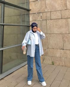 jangan lupa cek link in bio ya untuk info ootd terupdate lainnya Hijab Fashion Summer, Hijabista Fashion, Street Hijab Fashion, Muslim Fashion Hijab Outfits, Muslim Outfits Casual, Hijab Style Casual, Hijabi Fashion Casual, Hijabi Style, Casual Hijab Outfit