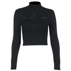 Material: Polyester; Spandex 
Weight: 0.19KG 
Size: S-L 
SKU:?SH27378 Black Stretch Tops For Club, Black Crew Neck Top For Club, Black Punk Style Tops For Club, Black Long Sleeve Top For Club, Trendy Black Tops For Alternative Fashion, Long Sleeve Punk Tops For Club, Punk Long Sleeve Tops For Club, Edgy Crew Neck Club Tops, Grunge Stretch Tops For Club