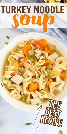 the best recipe for turkey noodle soup