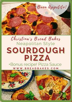 Images of homemade Italian Style Sourdough Pizza, link to recipe Rye Sourdough Starter, Recipe For Pizza, Vegetarian Comfort Food, Sourdough Pizza, Winter Comfort Food, Baking Stone, Comfort Food Recipes Dinners, Pizza Peel, Easy Comfort Food