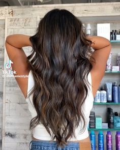 Milk Chocolate Brown Hair With Lowlights, Dark Brown W Lowlights, Lived In Chocolate Brown Hair, Cool Toned Dark Brown Hair, Dark Brown Hair With Lowlights, Long Dark Brown Wavy Hair Natural, Long Wavy Chocolate Brown Hair, Brown Hair With Lowlights, Low Lights Hair