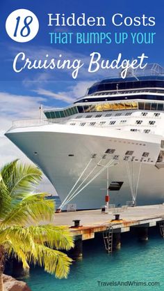 If you're new to the wonderful world of cruising, we have this list of 18 hidden cruising costs to help you stay on budget.  Bon Voyage cruisers! #cruise #cruisetips #travel #budget Rich Vacation, Cost Rica, Enchantment Of The Seas, Best Travel Insurance, Cruise Pictures, Packing For A Cruise, Travel Budget, Budget Tips, Cruise Destinations