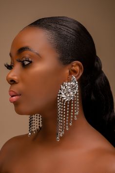 Slick Hairstyles, The Conversation, To Start, Jewelry Earrings, Hair Styles, Gold, Beauty