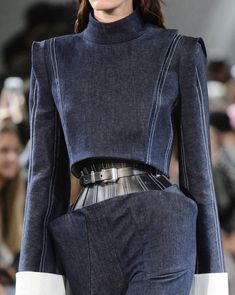 Denim Inspiration, Thierry Mugler, Fashion Design Clothes, Mode Inspiration, Fashion Week Spring, Nars, Denim Fashion, Paris Fashion