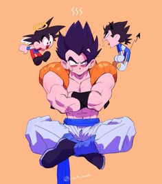 Vegito Fanart, Super Saiyan Rose, Image Dbz, Gogeta And Vegito, Dragon Ball Super Manga