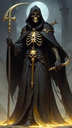 Skeleton Wallpapers, Reaper Statue, Gargoyles Art, Spooky Halloween Pictures, Grim Reaper Halloween, Of Monsters And Men, Halloween Graveyard, Dnd Dragons