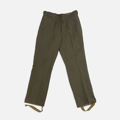 Vintage military Russia pants 1930-60s Size: W 32" L 30" Khaki Combat Bottoms With Belt Loops, Khaki High-waisted Pants With Belt Loops, Fitted Khaki Cargo Pants With Belt Loops, Khaki Trousers With Belt Loops, Military Style Full-length Khaki Bottoms, Military Style Straight Cargo Pants, Fitted Military Style Bottoms, Khaki Combat Full-length Pants, Khaki Full-length Combat Pants