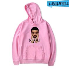 Drake Hoodie, Buy Hoodies, Basic Hoodie, Hoodie Oversize, Casual Sportswear, Women Hoodies Sweatshirts, Print Hoodie, Print Pullover, Casual Pullover