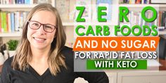 Health Coach Tara shares with you her list of zero carb (and no sugar) foods so you too can experience rapid fat loss with the keto diet. Sugar Foods, Creamy Mashed Cauliflower, Healthier Alternatives, Keto Food List