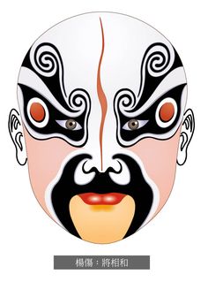 Chinese Opera Masks,Peking Opera Masks,JiangXiangHe YangShang Pekin Opera, Color Paper Crafts, Chinese Posters, Eye Illustration