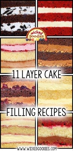 11 layer cake filling recipes for cakes