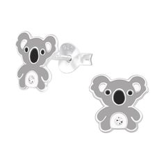 Captivating Koala Earrings
Our delightful 925 Sterling Silver Koala Stud Earrings with Crystals are fast becoming a star accessory. These silver studs, crafted from superior-quality 925 sterling silver, offer not only style but also safety for your little ones. The silver earrings studs boast an enchanting koala design, making them an amusing and lively choice for young style enthusiasts.
Thus, our charming, multicolored stud earrings add a dash of individuality to any ensemble. They are the per Crystals For Kids, Kids Studs, Cute Koala Bear, Colorful Stud Earrings, Fake Plugs, Tiny Studs, Animal Earrings, Earrings Metal, Allergic Reaction