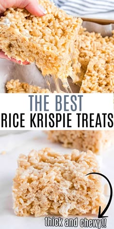 the best rice krispie treats that are easy to make and so good for breakfast