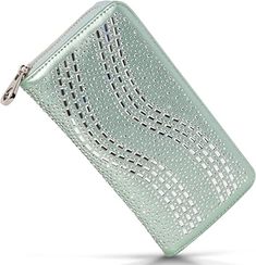 Bling Rhinestone Zip Around Wallet for Women Purse (7415 Mint) Women Purse, Wallet For Women, Womens Purses